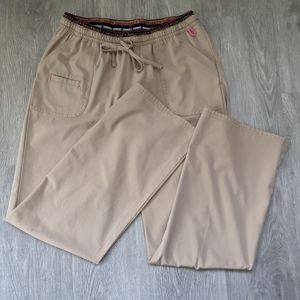 Heartsoul khaki tan medium scrub pants